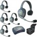 Eartec HUB 5-S - Комплект UltraLITE & HUB 5 абонентов с гарнитурами 5 Single Headsets